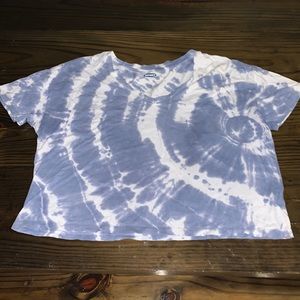 Women’s size large Old Navy tie dyed crop tee